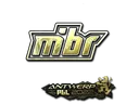 Sticker | MIBR (Gold) | Antwerp 2022