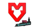 Sticker | MOUZ | Stockholm 2021