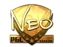 Sticker | NEO (Gold) | Krakow 2017