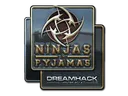 Sticker | Ninjas in Pyjamas (Foil) | DreamHack 2014