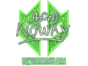 Sticker | noway (Glitter) | Copenhagen 2024