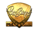 Sticker | pashaBiceps (Gold) | Krakow 2017