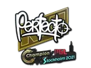 Sticker | Perfecto | Stockholm 2021
