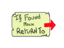 Sticker | Please Return To
