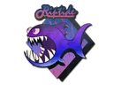 Sticker | Purple Jaggyfish