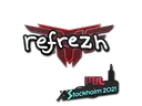 Sticker | refrezh | Stockholm 2021
