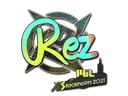 Sticker | REZ (Holo) | Stockholm 2021