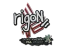 Sticker | rigoN | Antwerp 2022
