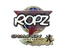 Sticker | ropz (Glitter, Champion) | Antwerp 2022