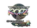 Sticker | ropz (Holo, Champion) | Antwerp 2022