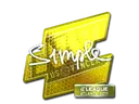 Sticker | s1mple (Foil) | Atlanta 2017
