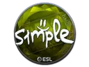 Sticker | s1mple (Foil) | Katowice 2019