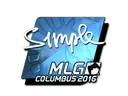 Sticker | s1mple (Foil) | MLG Columbus 2016