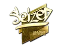 Sticker | seized (Gold) | Boston 2018
