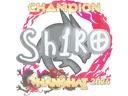 Sticker | sh1ro (Champion) | Shanghai 2024