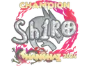Sticker | sh1ro (Glitter, Champion) | Shanghai 2024