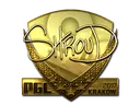 Sticker | shroud (Gold) | Krakow 2017