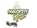 Sticker | sinnopsyy (Gold) | Paris 2023
