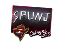 Sticker | SPUNJ (Foil) | Cologne 2015