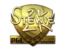 Sticker | Stewie2K (Gold) | Krakow 2017