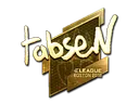 Sticker | tabseN (Gold) | Boston 2018