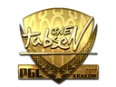 Sticker | tabseN (Gold) | Krakow 2017