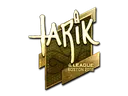 Sticker | tarik (Gold) | Boston 2018