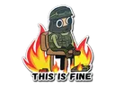 Sticker | This Is Fine (CT)