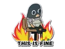 Sticker | This Is Fine (T)