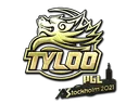 Sticker | Tyloo (Gold) | Stockholm 2021