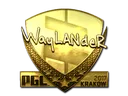 Sticker | wayLander (Gold) | Krakow 2017