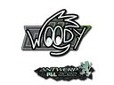 Sticker | WOOD7 (Glitter) | Antwerp 2022
