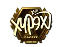 Sticker | Xyp9x (Gold) | London 2018