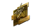 Sticker | Zeus (Gold) | Boston 2018