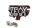 Sticker | zevy (Glitter) | Paris 2023