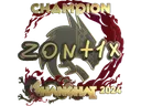 Sticker | zont1x (Gold, Champion) | Shanghai 2024