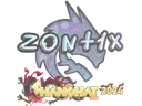 Sticker | zont1x (Holo) | Shanghai 2024