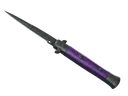 ★ Stiletto Knife | Ultraviolet (Well-Worn)
