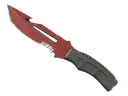 ★ Survival Knife | Crimson Web (Battle-Scarred)
