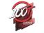 Sticker | 100 Thieves | Boston 2018