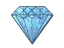 Sticker | Blue Gem (Glitter)
