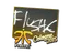 Sticker | flusha | Cologne 2015