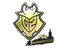 Sticker | G2 Esports (Gold) | Stockholm 2021