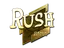 Sticker | RUSH (Gold) | Boston 2018