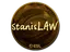 Sticker | stanislaw (Gold) | Katowice 2019