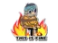 Sticker | This Is Fine (H)