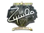 Sticker | ZywOo (Gold) | Berlin 2019